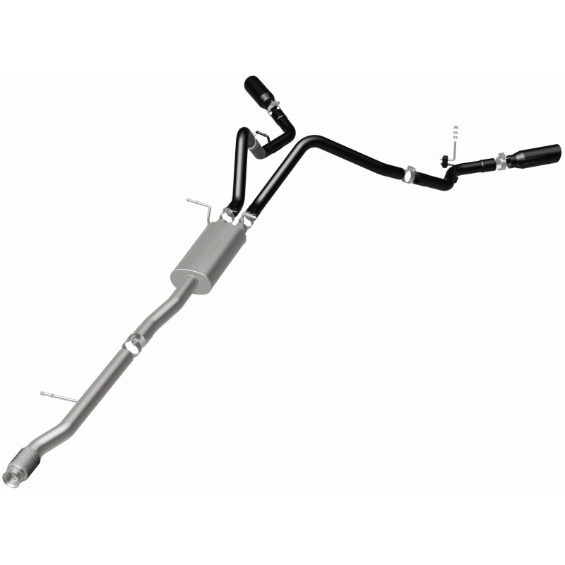 Chevrolet Silverado Performance Exhaust - Rear - Magnaflow - Cat Back - Black - `14-`15