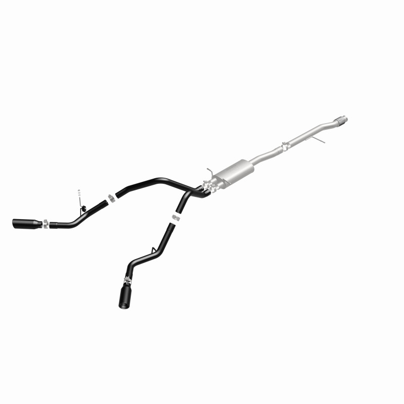 Chevrolet Silverado Performance Exhaust - Rear - Magnaflow - Cat Back - Black - `14-`15