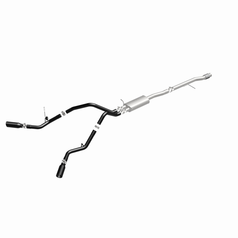 Chevrolet Silverado Performance Exhaust - Rear - Magnaflow - Cat Back - Black - `14-`15