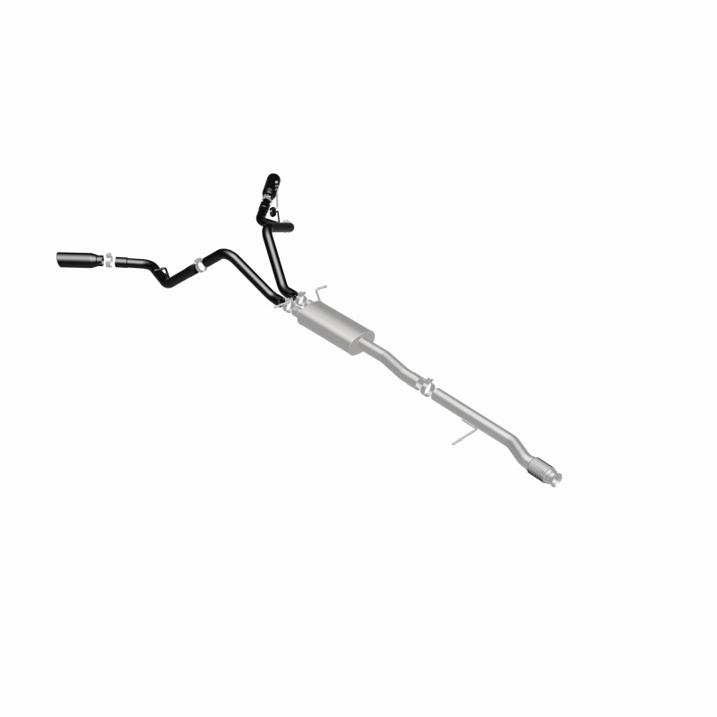 Chevrolet Silverado Performance Exhaust - Rear - Magnaflow - Cat Back - Black - `14-`15