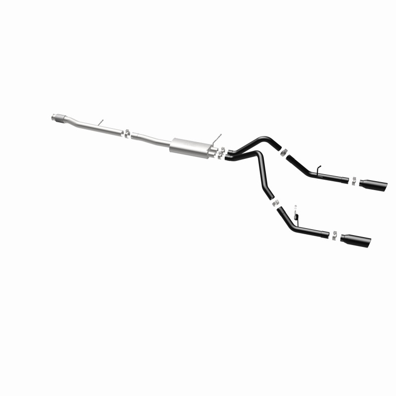 Chevrolet Silverado Performance Exhaust - Magnaflow - Cat Back, Street Series - Black - `14-`15