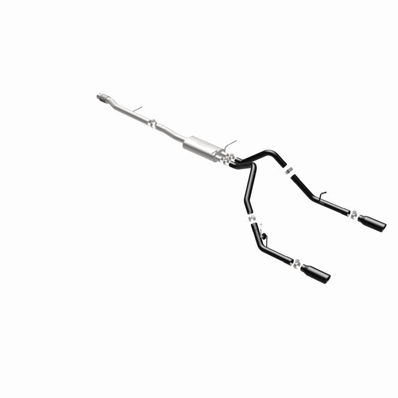 Chevrolet Silverado Performance Exhaust - Magnaflow - Cat Back, Street Series - Black - `14-`15