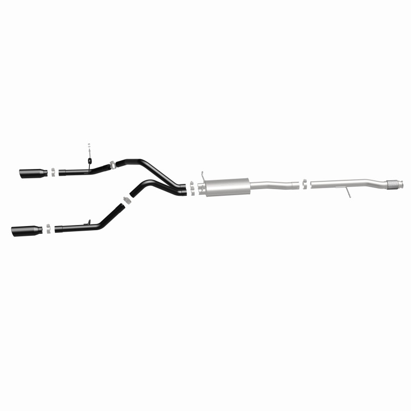 Chevrolet Silverado Performance Exhaust - Magnaflow - Cat Back, Street Series - Black - `14-`15