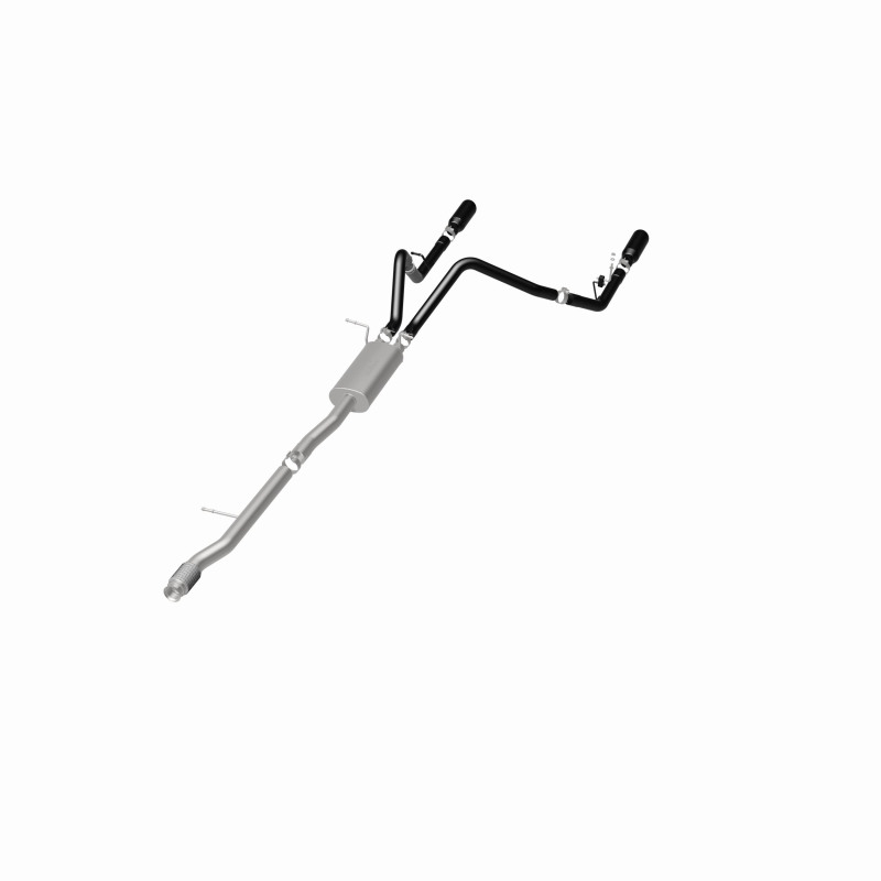 Chevrolet Silverado Performance Exhaust - Magnaflow - Cat Back, Street Series - Black - `14-`15