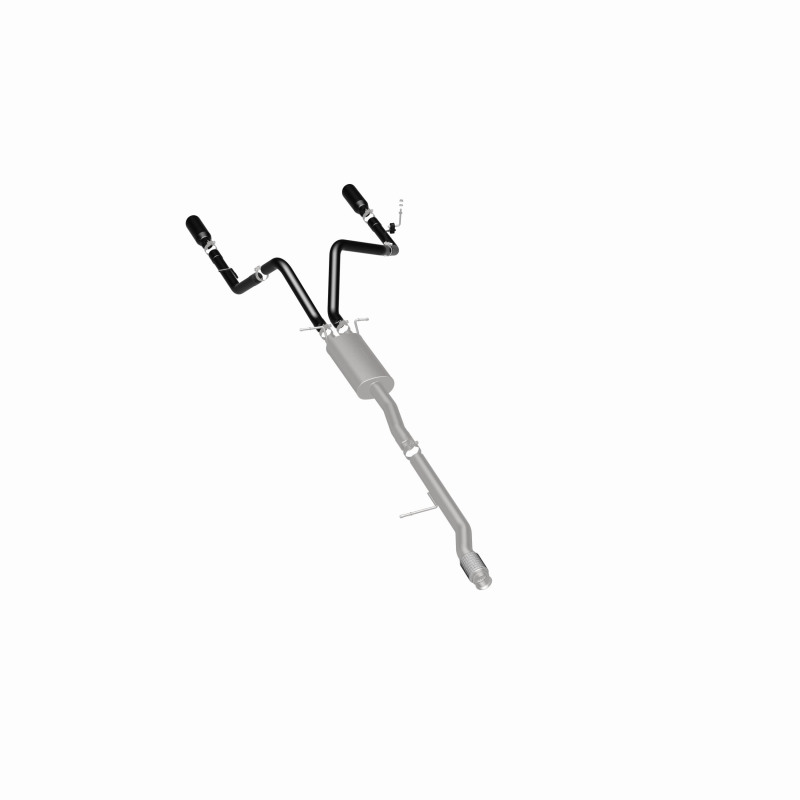 Chevrolet Silverado Performance Exhaust - Magnaflow - Cat Back, Street Series - Black - `14-`15