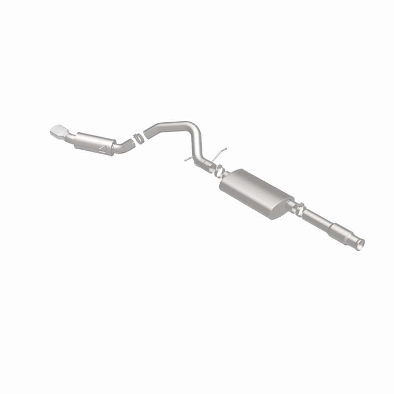 Cadillac Escalade Performance Exhaust - Single Straight Passenger Side Rear - Magnaflow - Street Series Cat-Back - Polished - `11-`12