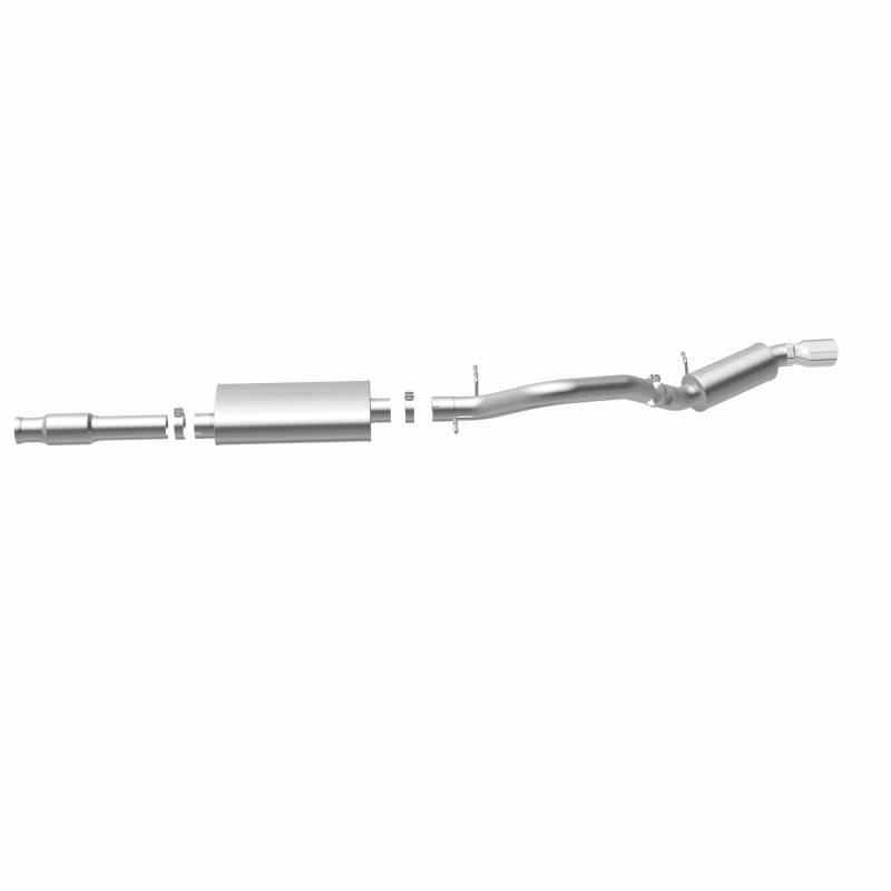 Cadillac Escalade Performance Exhaust - Single Straight Passenger Side Rear - Magnaflow - Street Series Cat-Back - Polished - `11-`12