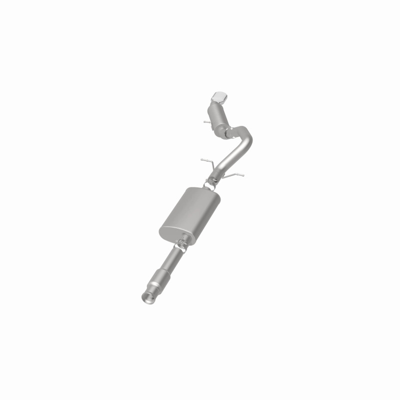 Cadillac Escalade Performance Exhaust - Single Straight Passenger Side Rear - Magnaflow - Street Series Cat-Back - Polished - `11-`12