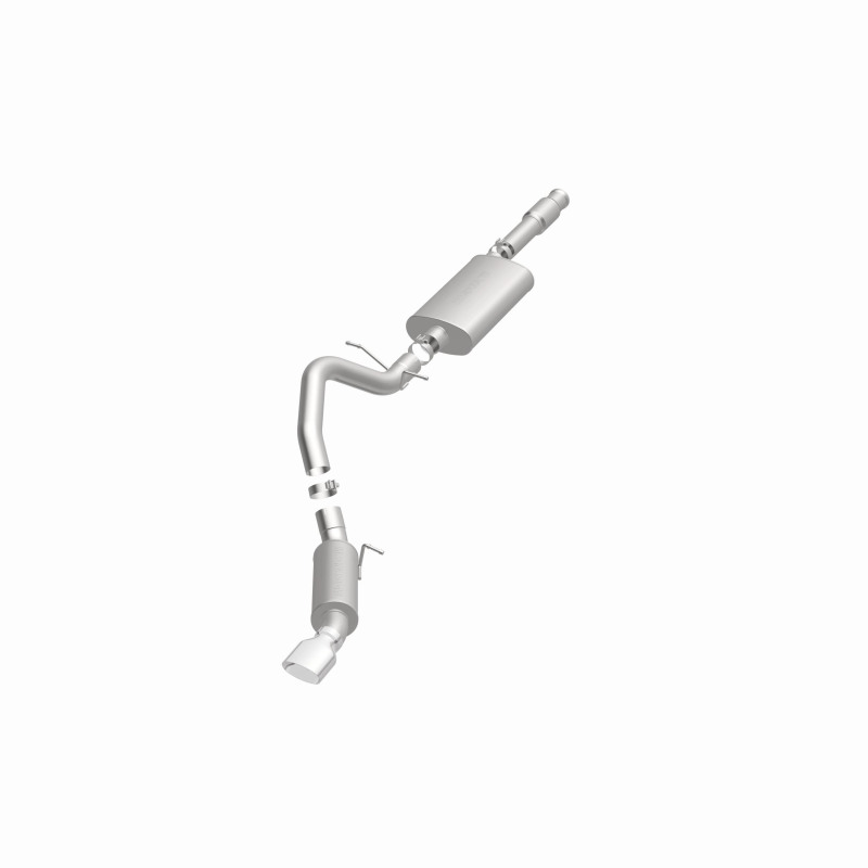 Cadillac Escalade Performance Exhaust - Single Straight Passenger Side Rear - Magnaflow - Street Series Cat-Back - Polished - `11-`12