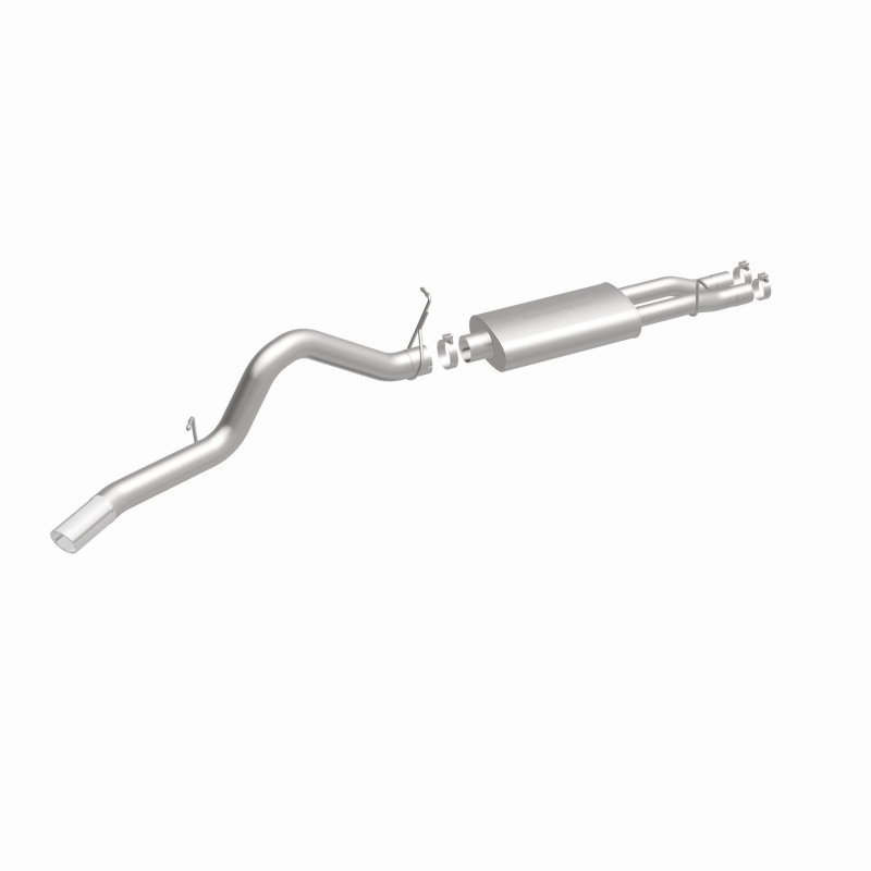 Chevrolet 2500HD Performance Exhaust - Single Passenger Side Rear Exit - Magnaflow - Street Series Cat-Back - Polished - `00-`02