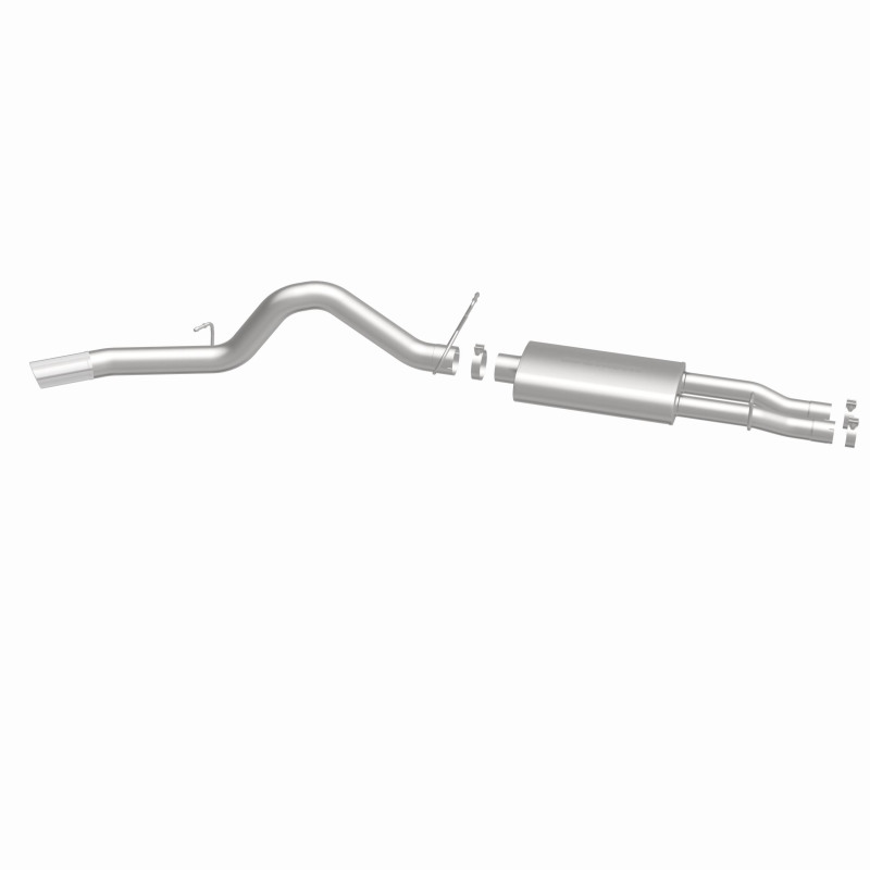 Chevrolet 2500HD Performance Exhaust - Single Passenger Side Rear Exit - Magnaflow - Street Series Cat-Back - Polished - `00-`02
