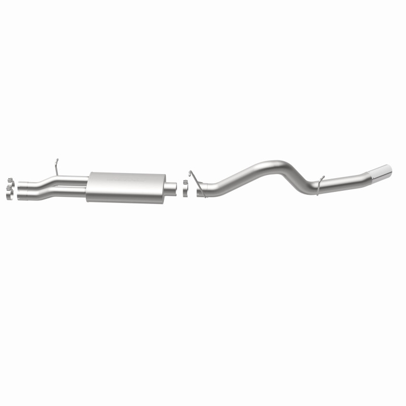 Chevrolet 2500HD Performance Exhaust - Single Passenger Side Rear Exit - Magnaflow - Street Series Cat-Back - Polished - `00-`02