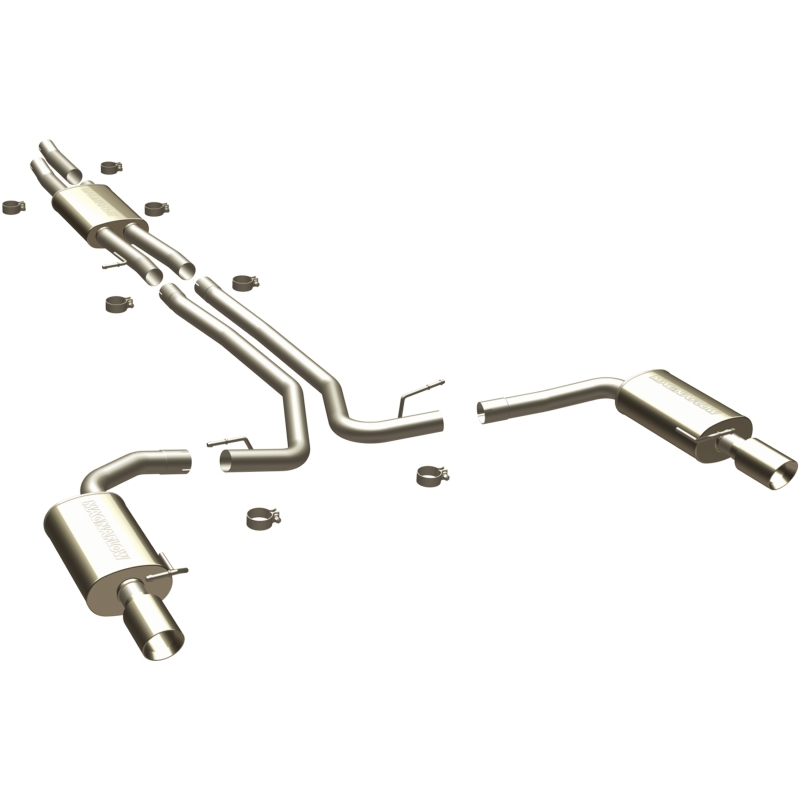 Ford Taurus Performance Exhaust - Rear - Magnaflow - Street Series Cat-Back with Dual Split Rear Exit - `10-`14