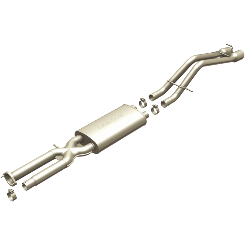 Hummer H2 Performance Exhaust - Passenger Side Rear - Magnaflow - Cat Back, Dual Straight with Polished Tips - `03-`06