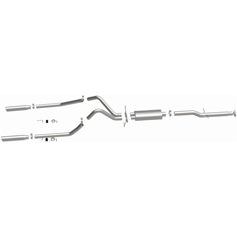 Dodge Ram 1500 Performance Exhaust - Rear - Magnaflow - Street Series Cat Back Dual Split - `98-`01