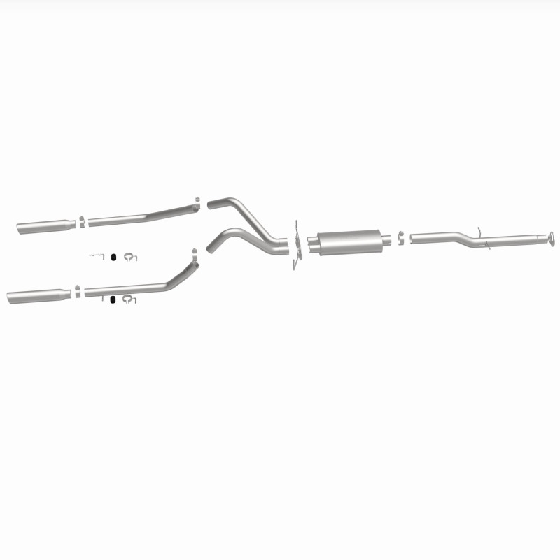 Dodge Ram 1500 Performance Exhaust - Rear - Magnaflow - Street Series Cat Back Dual Split - `98-`01