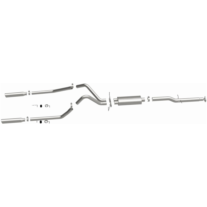 Dodge Ram 1500 Performance Exhaust - Rear - Magnaflow - Street Series Cat Back Dual Split - `98-`01
