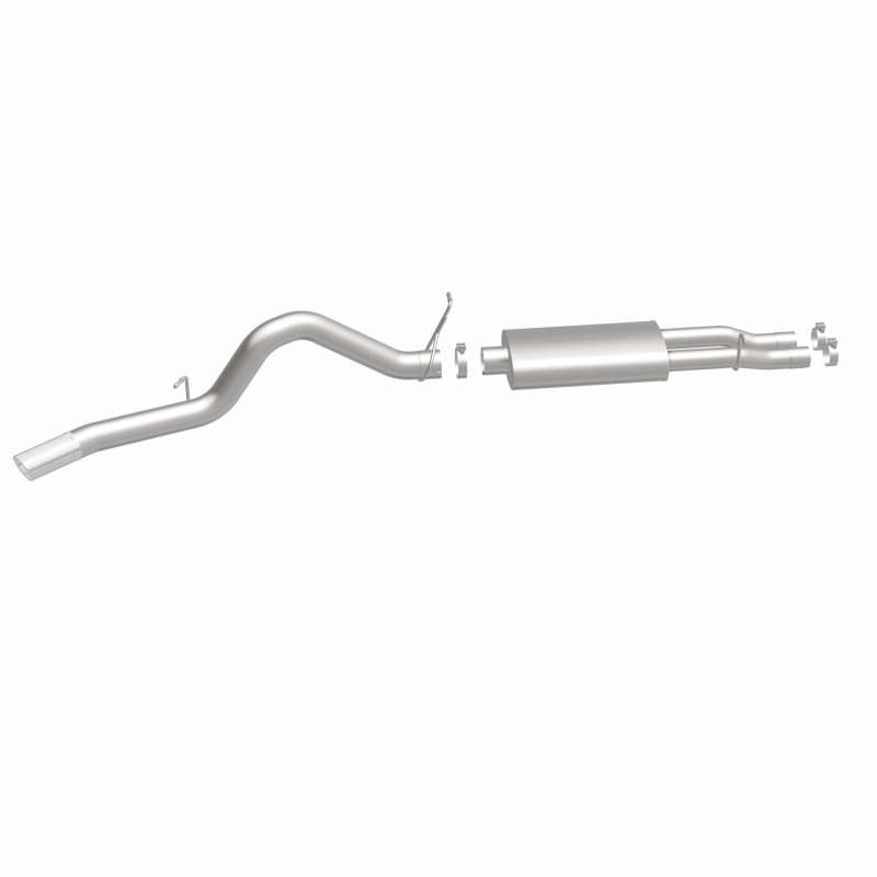 Chevrolet Silverado 2500HD Performance Exhaust - Single Rear Exit - Magnaflow - Street Series Cat-Back - Polished - 2003