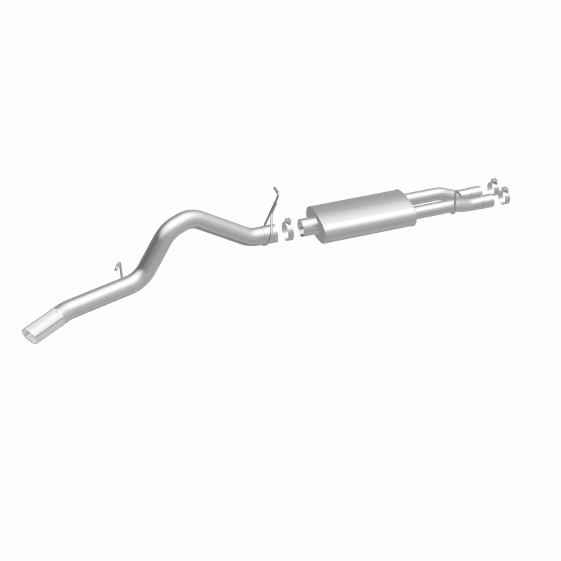 GMC Sierra 2500HD Performance Exhaust - Single Rear Exit - Magnaflow - Street Series Cat-Back - Polished - 2003