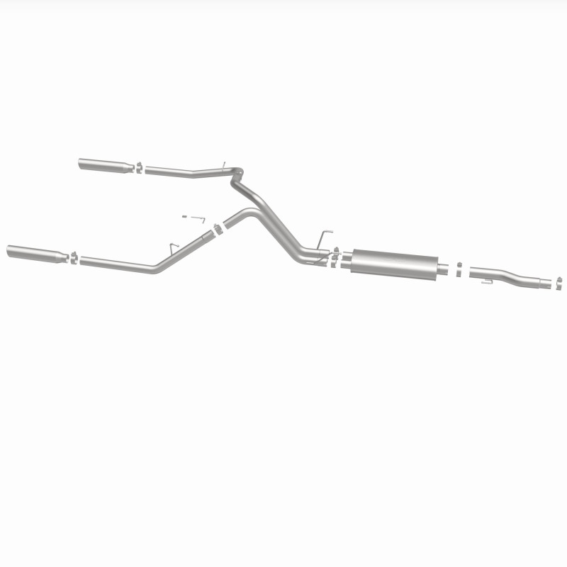 Dodge Ram 1500 Performance Exhaust - Rear - Magnaflow - Street Series Cat Back - Polished - `02-`03