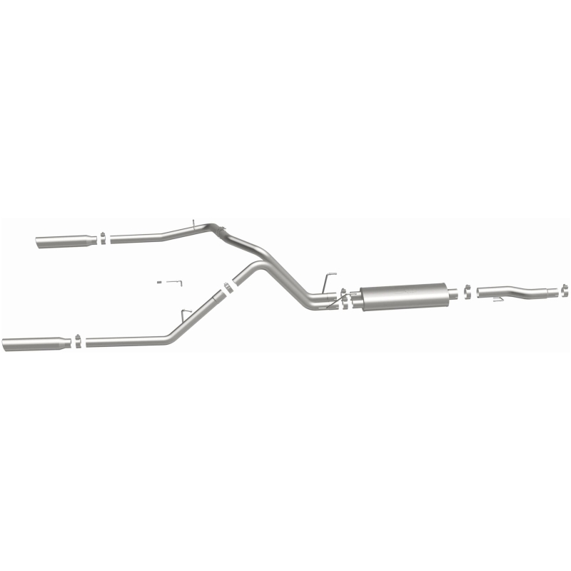 Dodge Ram 1500 Performance Exhaust - Rear - Magnaflow - Street Series Cat Back - Polished - `02-`03