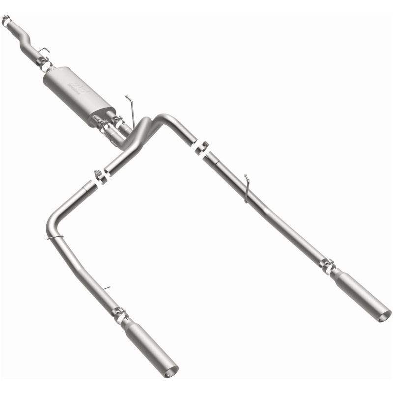 Dodge Ram 1500 Performance Exhaust - Rear - Magnaflow - Street Series Cat Back - Polished - `02-`03