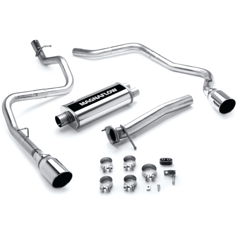 Chevrolet SSR Performance Exhaust - Dual Split Rear - Magnaflow - Street Series Cat-Back - Polished - `03-`06
