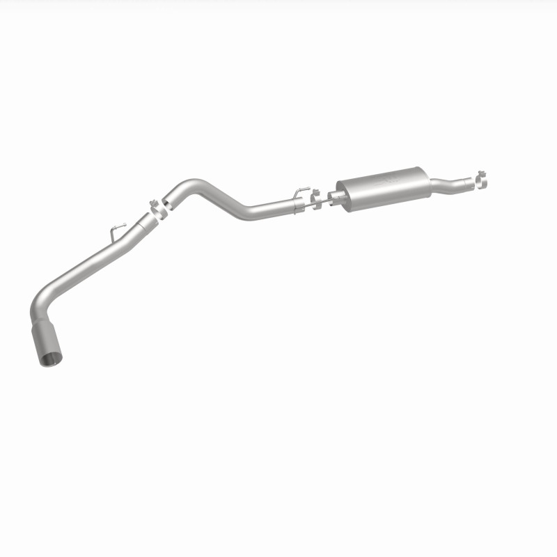 Dodge Ram 1500 Performance Exhaust - Single Passenger Side Rear - Magnaflow - Cat Back Street Series - Polished - `04-`05