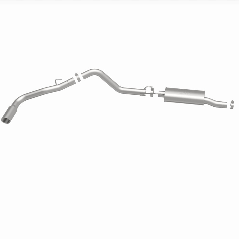 Dodge Ram 1500 Performance Exhaust - Single Passenger Side Rear - Magnaflow - Cat Back Street Series - Polished - `04-`05