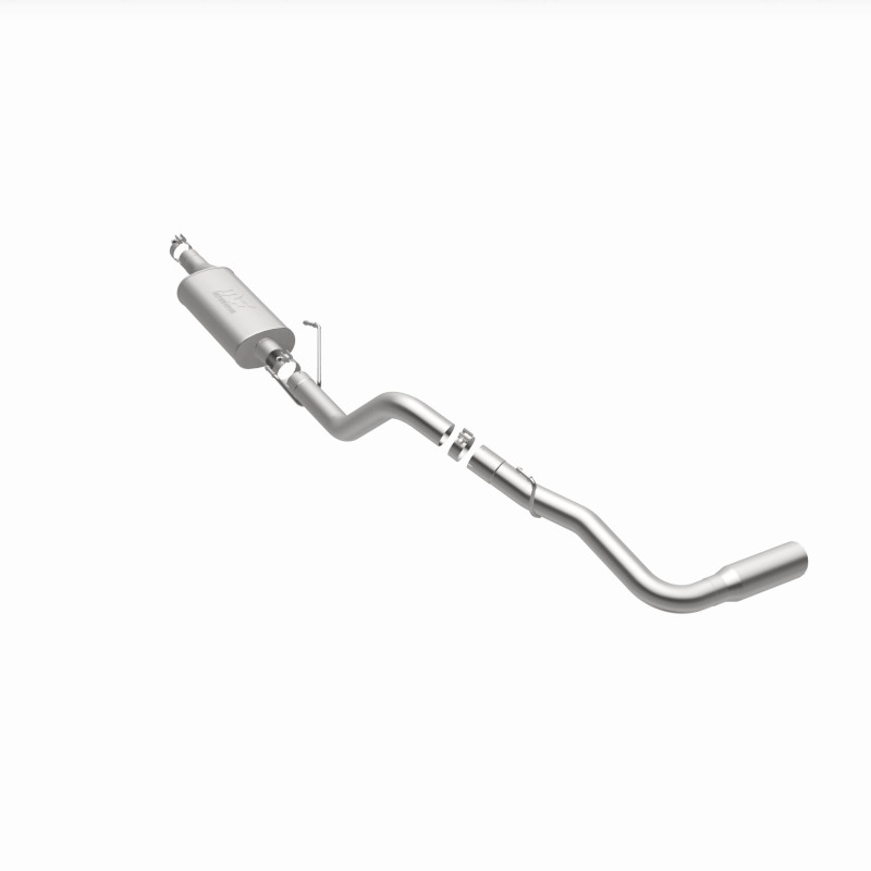 Dodge Ram 1500 Performance Exhaust - Single Passenger Side Rear - Magnaflow - Cat Back Street Series - Polished - `04-`05