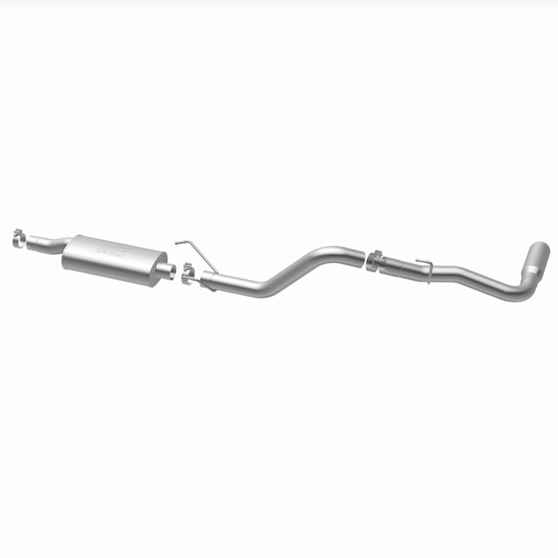Dodge Ram 1500 Performance Exhaust - Single Passenger Side Rear - Magnaflow - Cat Back Street Series - Polished - `04-`05