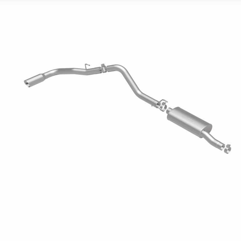 Dodge Ram 1500 Performance Exhaust - Single Passenger Side Rear - Magnaflow - Cat Back Street Series - Polished - `04-`05