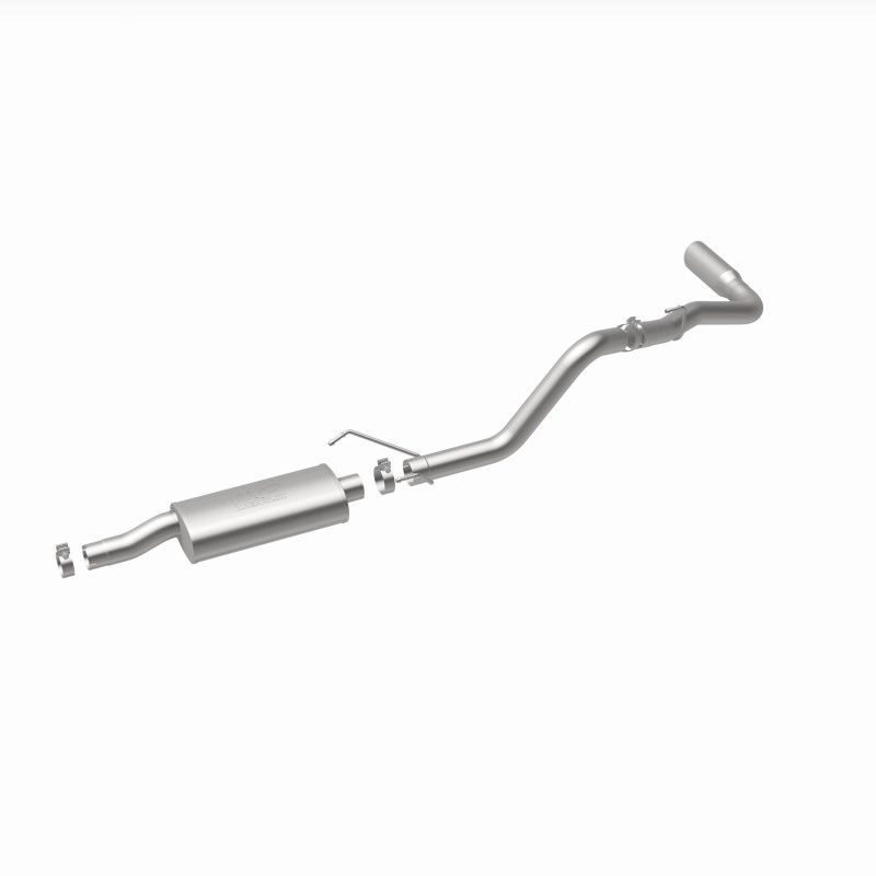 Dodge Ram 1500 Performance Exhaust - Single Passenger Side Rear - Magnaflow - Cat Back Street Series - Polished - `04-`05