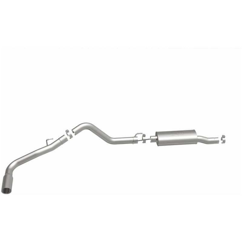 Dodge Ram 1500 Performance Exhaust - Single Passenger Side Rear - Magnaflow - Cat Back Street Series - Polished - `04-`05