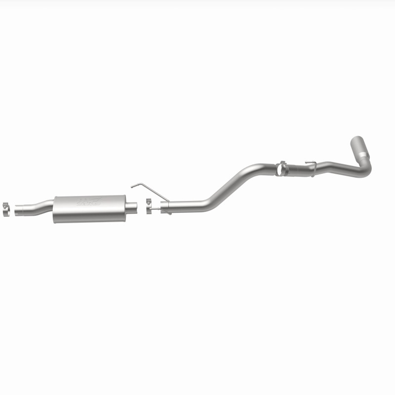 Dodge Ram 1500 Performance Exhaust - Single Passenger Side Rear - Magnaflow - Cat Back Street Series - Polished - `04-`05