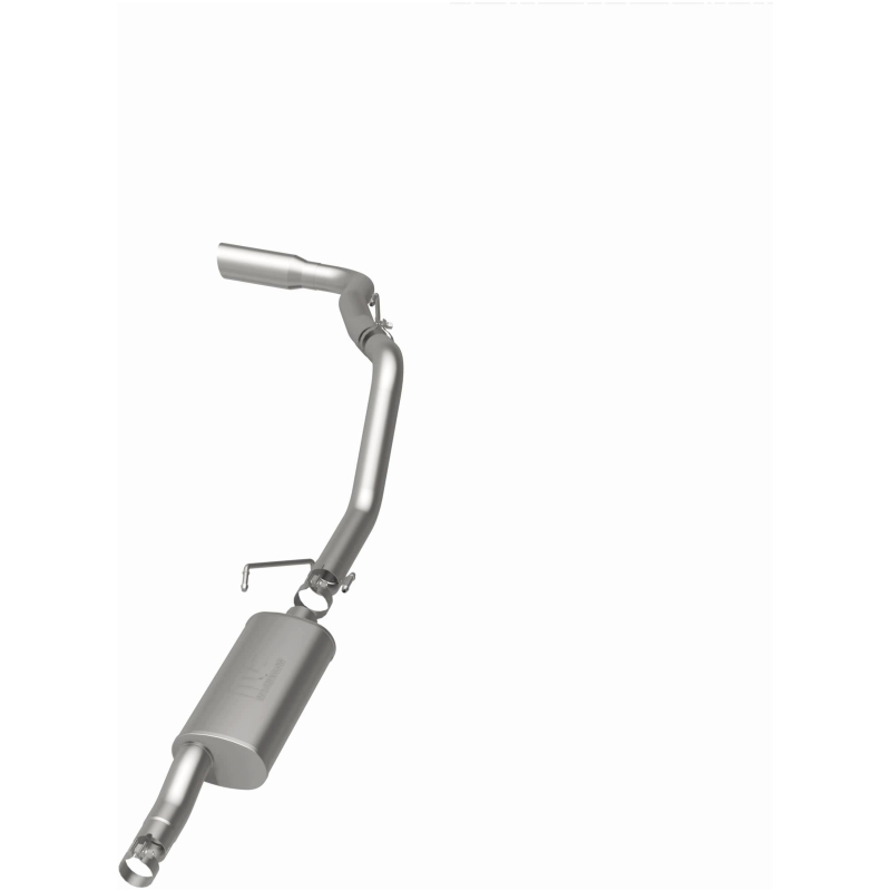 Dodge Ram 1500 Performance Exhaust - Single Passenger Side Rear - Magnaflow - Cat Back Street Series - Polished - `04-`05