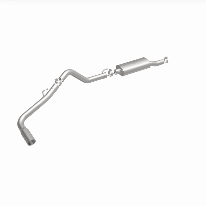 Dodge Ram 1500 Performance Exhaust - Single Passenger Side Rear - Magnaflow - Cat Back Street Series - Polished - `04-`05