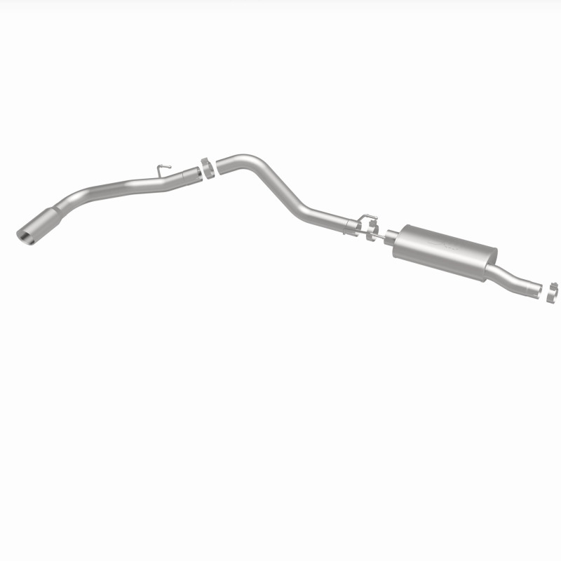 Dodge Ram 1500 Performance Exhaust - Single Passenger Side Rear - Magnaflow - Cat Back Street Series - Polished - `04-`05