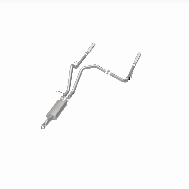 Dodge Ram 1500 Performance Exhaust - Rear - Magnaflow - Cat Back, Dual Split Rear Exit, Street Series - Polished - `04-`05