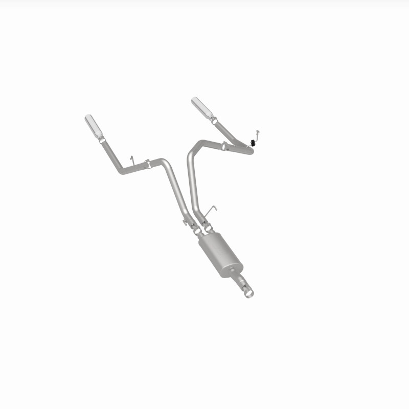 Dodge Ram 1500 Performance Exhaust - Rear - Magnaflow - Cat Back, Dual Split Rear Exit, Street Series - Polished - `04-`05