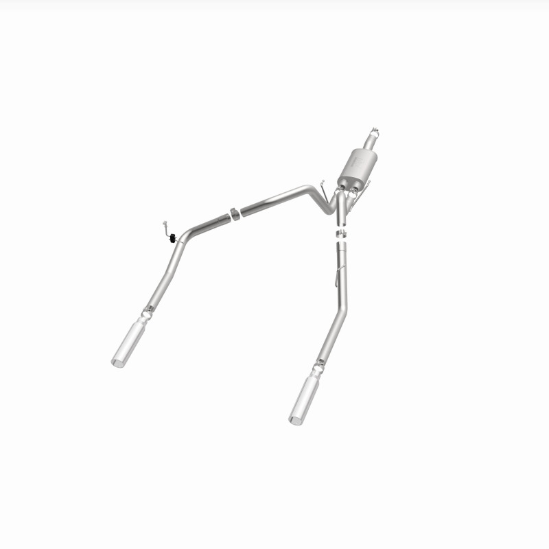 Dodge Ram 1500 Performance Exhaust - Rear - Magnaflow - Cat Back, Dual Split Rear Exit, Street Series - Polished - `04-`05