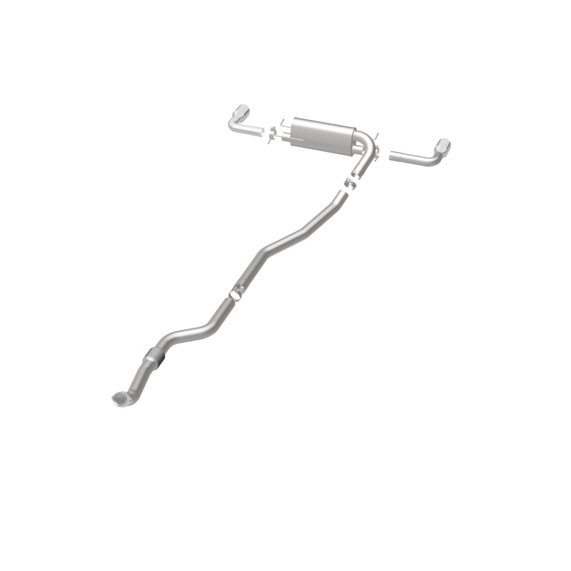 Pontiac Solstice Performance Exhaust - Dual Split Rear Exit - Magnaflow - Cat Back - Polished - `07-`09