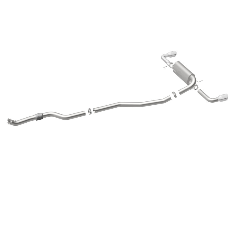 Pontiac Solstice Performance Exhaust - Dual Split Rear Exit - Magnaflow - Cat Back - Polished - `07-`09