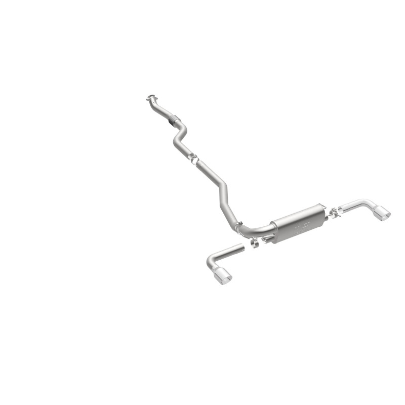 Pontiac Solstice Performance Exhaust - Dual Split Rear Exit - Magnaflow - Cat Back - Polished - `07-`09