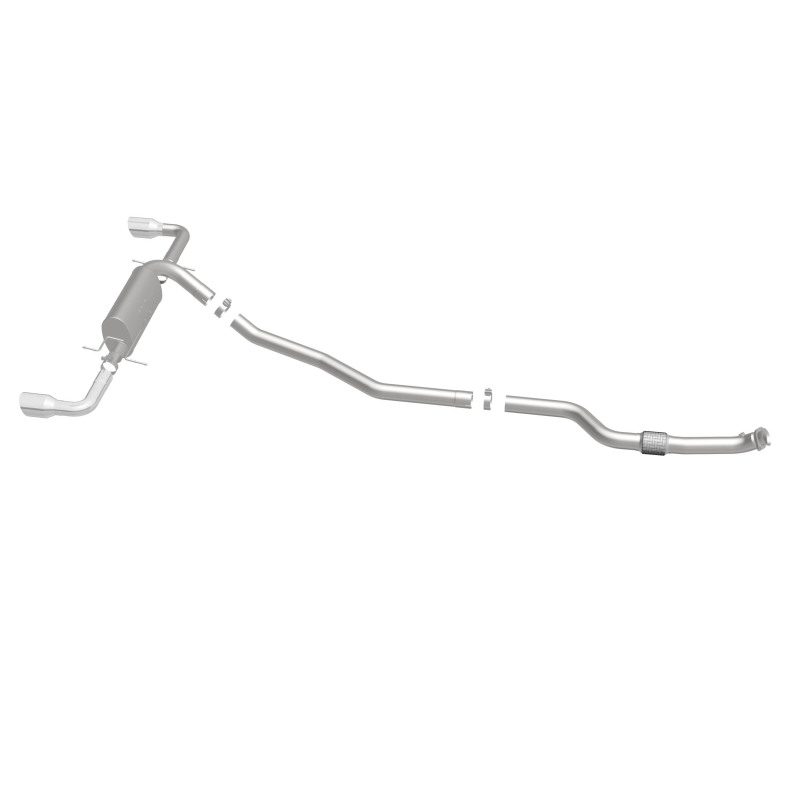 Pontiac Solstice Performance Exhaust - Dual Split Rear Exit - Magnaflow - Cat Back - Polished - `07-`09