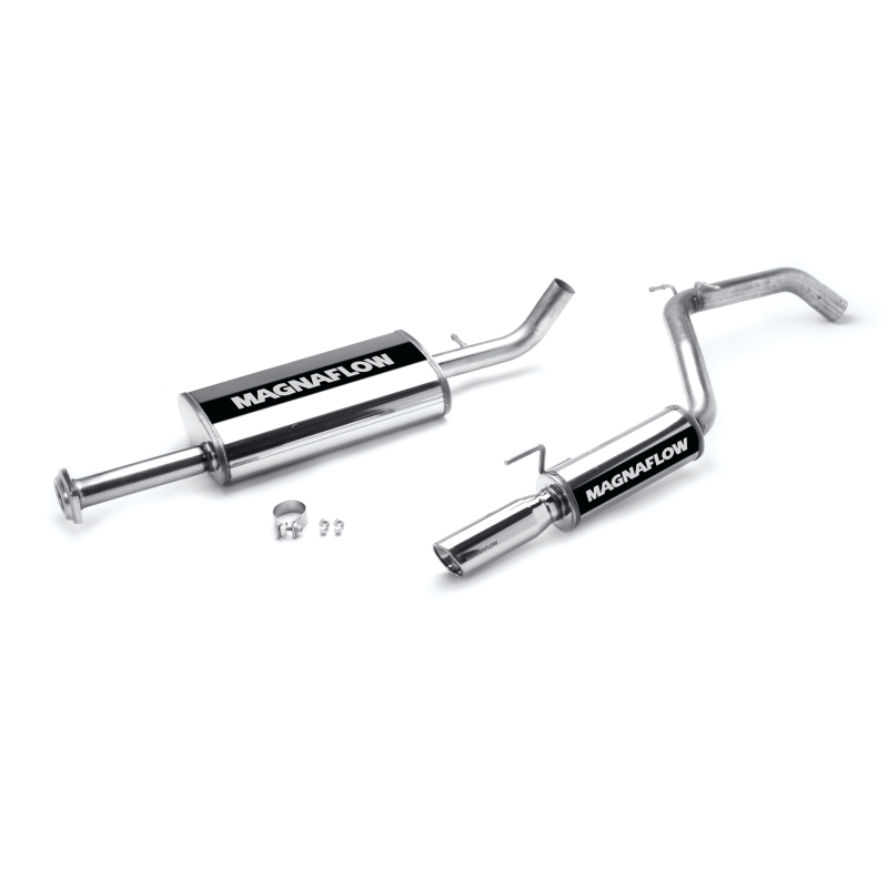 Jeep Commander Performance Exhaust - Rear - Magnaflow - Cat Back, Single Straight Passenger Side Rear Exit - Polished - `06-`10