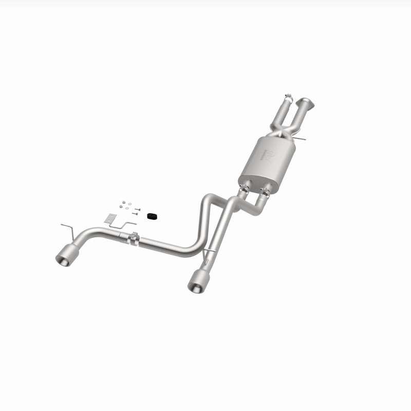 Hummer H2 Performance Exhaust - Rear - Magnaflow - Cat Back, Dual Split Rear Exit - Polished - `03-`06