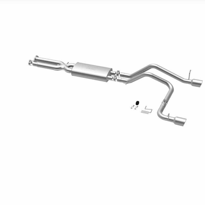 Hummer H2 Performance Exhaust - Rear - Magnaflow - Cat Back, Dual Split Rear Exit - Polished - `03-`06