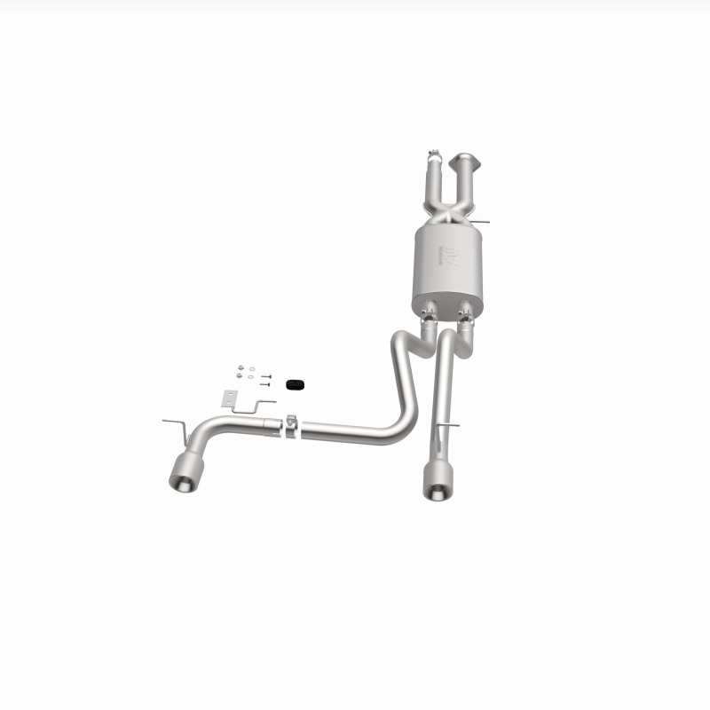 Hummer H2 Performance Exhaust - Rear - Magnaflow - Cat Back, Dual Split Rear Exit - Polished - `03-`06