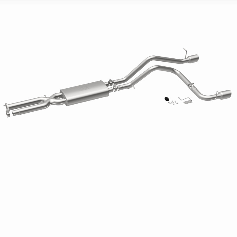 Hummer H2 Performance Exhaust - Rear - Magnaflow - Cat Back, Dual Split Rear Exit - Polished - `03-`06